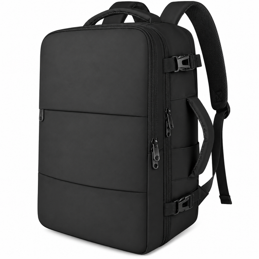 40L Carry-On Travel Backpack, Fits Laptops up to 17.3 Inches, Black